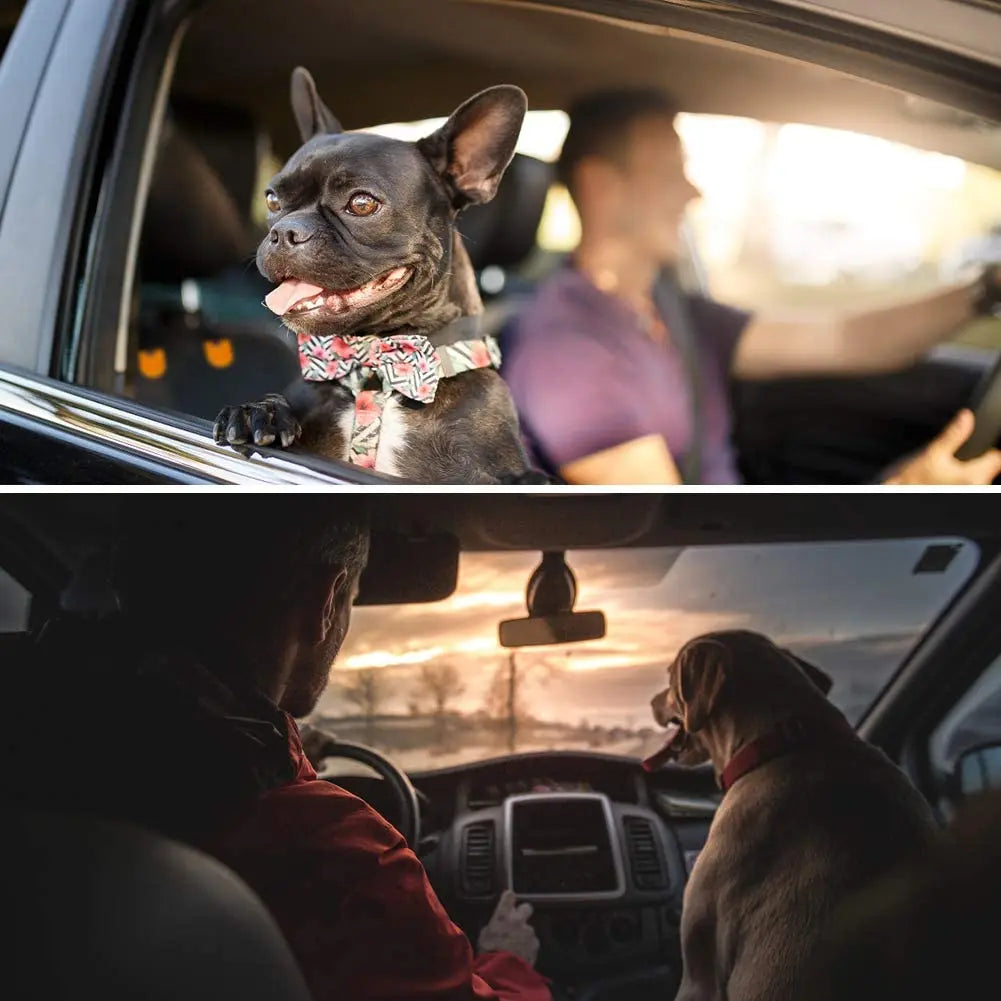 Dog Front Seat Cover for Cars, 100% Waterproof Nonslip Pet Car Seat Protector, Quilted & Durable Padded Dog Seat Covers for Cars